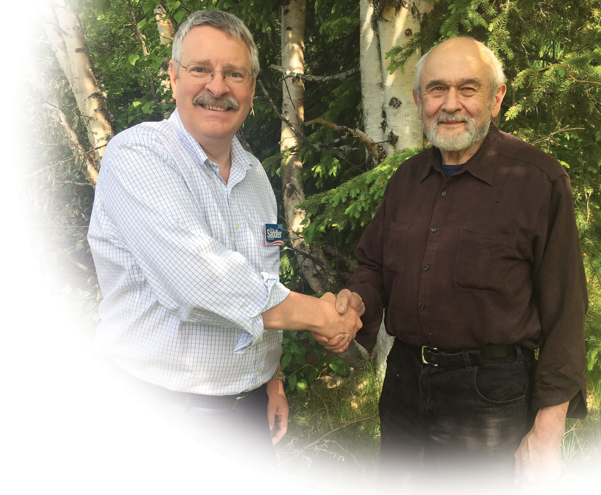 Fred Dyson supports Dan Saddler Fred Dyson supports Dan Saddler